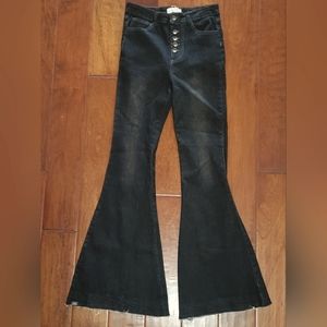 Black Flared Jeans